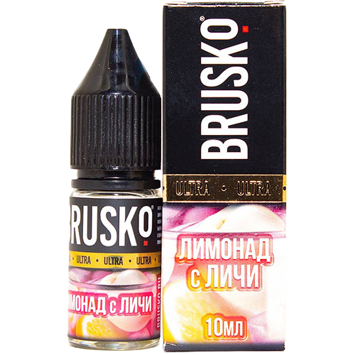 Соус Brusko 10 мл Лимонад с Личи Strong для кальяна без табака