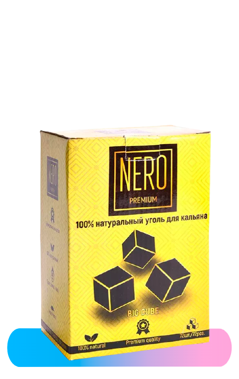 Кокосовый уголь для кальянов Nero оптом от производителя со склада оптового рынка