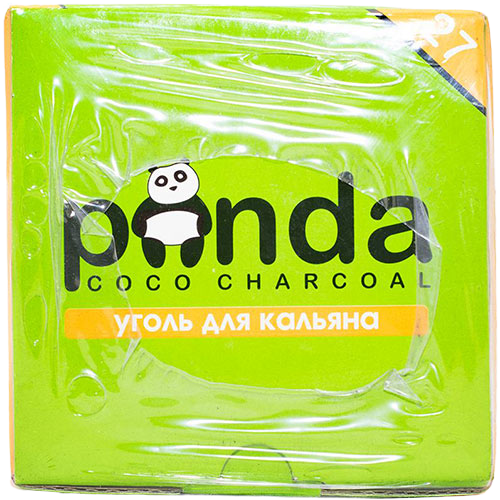 Уголь для кальяна Panda 27 куб. ЗЕЛЕНЫЙ