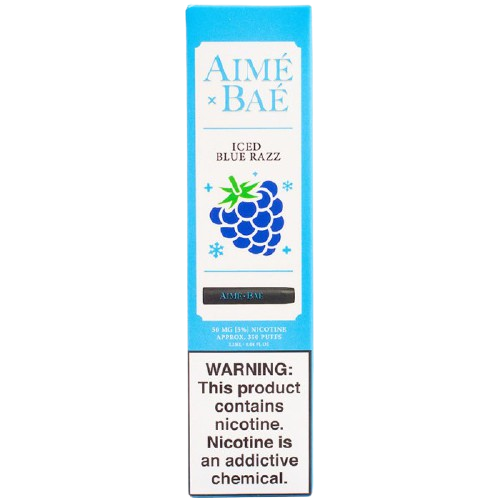 Одноразовый Вейп AIME X BAE Iced Blue Razz 5%