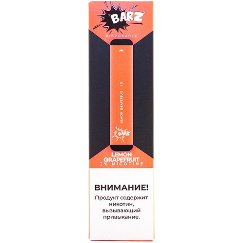 Вейп Barz Disposable Lemon Grapefruit 20 мг 280 mAh Одноразовый