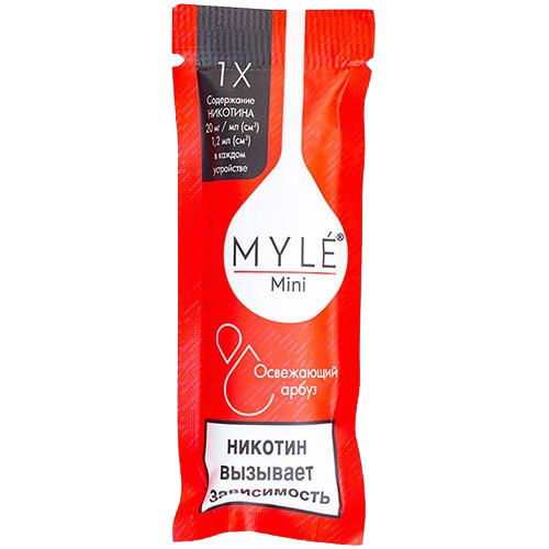 Вейп Myle Vapor MYLE Mini Disposable Iced Watermelon 20 мг 280 mAh Одноразовый