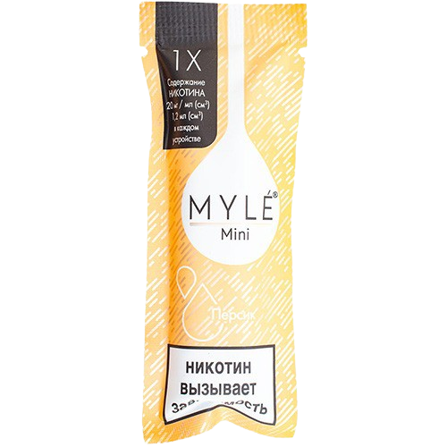 Вейп Myle Vapor MYLE Mini Disposable Peach 20 мг 280 mAh Одноразовый